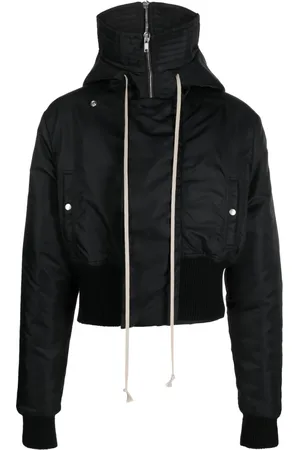 Rick Owens Vadderad jacka med huva