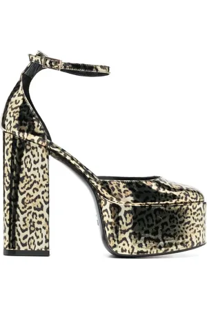 PARIS TEXAS Leopardmönstrade sandaler