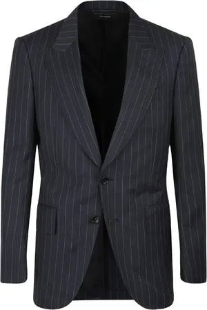 Tom Ford Kritstrecksrandig blazer