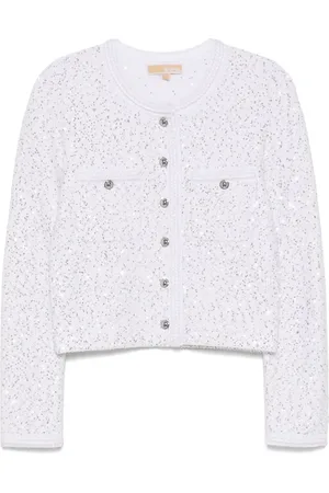 Michael Kors Stickad jacka i stretch