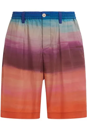 Marni Plisserade shorts med tryck