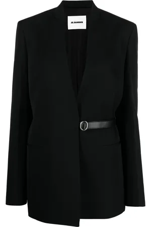 Jil Sander Blazer utan krage med bälte