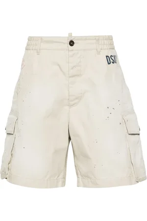 Dsquared2 Cargoshorts med färgstänk