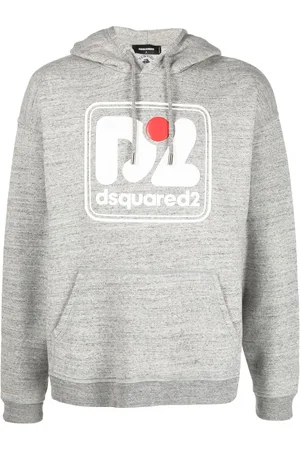 Dsquared2 Hoodie med logotyp