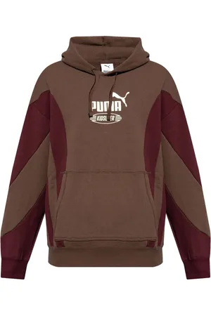 PUMA Hoodie med logotyp