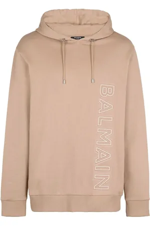 Balmain Hoodie med präglad logotyp