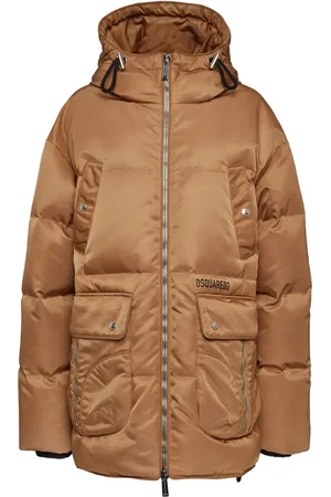 Dsquared2 Quiltad kappa med huva