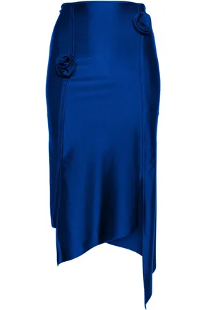 COPERNI Asymmetrisk midikjol med blomapplikation