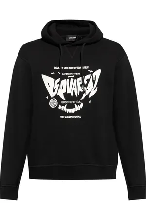 Dsquared2 Hoodie med logotyp