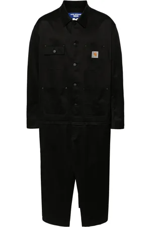 JUNYA WATANABE X Carhartt lång kappa med kontrastkrage