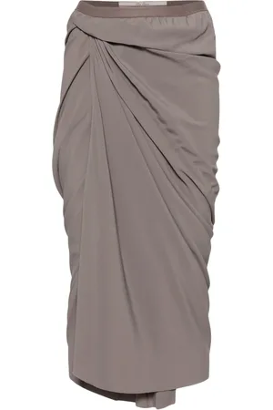 Rick Owens Midikjol i omlottmodell