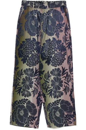 BIYAN Byxor i jacquard