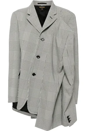 Comme des Garçons Blazer med asymmetrisk fåll