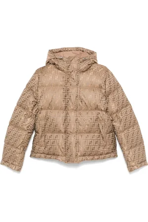 Fendi FF jacka med logotyp