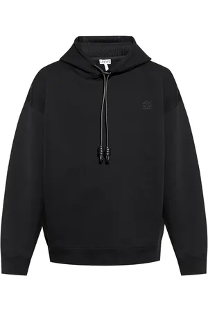 Loewe Hoodie med broderat anagram