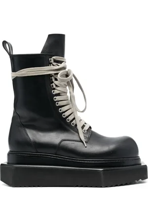 Rick Owens Turbo Cyclops 70 mm stövlar med snörning