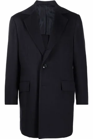Kiton Lång blazer med skårade slag