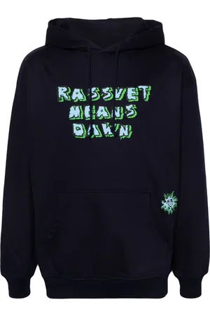 Rassvet Hoodie med slogan