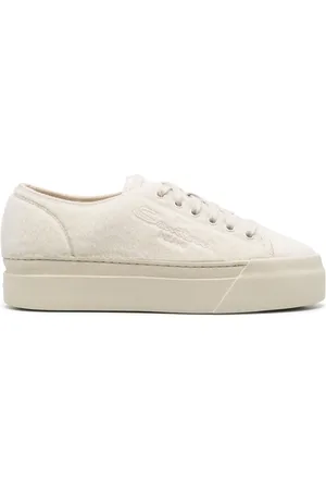 santoni Platåsneakers i konstpäls