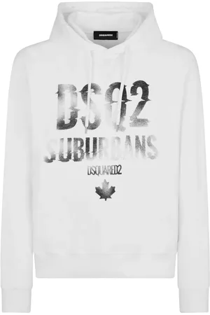 Dsquared2 Hoodie med logotyp