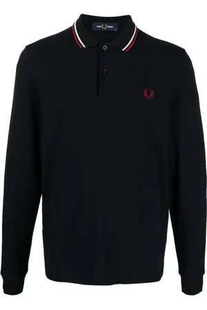 Fred Perry Pikétröja med broderad logotyp