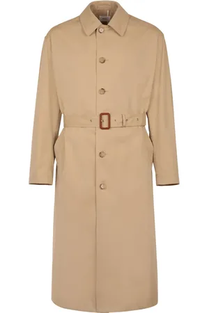 Bally Enkelknäppt trenchcoat med bälte