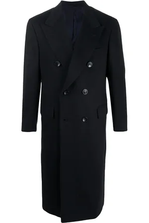 Kiton Dubbelknäppt kashmirkappa