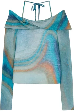 Simkhai Cambria stickad topp med halterneck