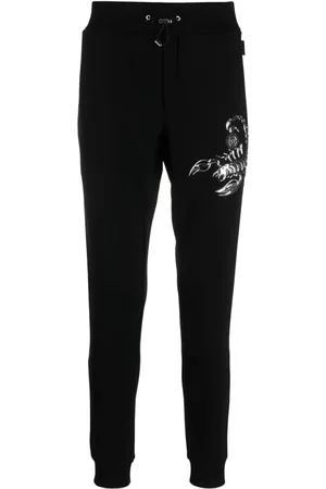 Philipp Plein Scorpion sweatpants med applikation