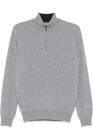 corneliani Tröja med halvpolokrage