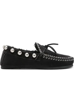 Isabel Marant Fitza loafers i fårskinn