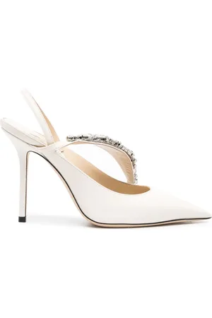 Jimmy Choo Flos läderpumps 100 mm