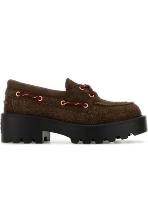 Miu Miu Brown mockaloafers