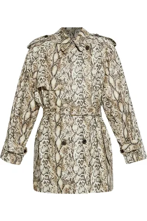 Isabel Marant Trenchcoat med ormskinnseffekt