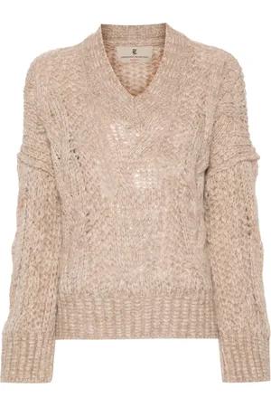 ERMANNO SCERVINO Grov kabelstickad tröja