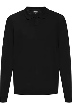 Giorgio Armani Finstickad pikétröja