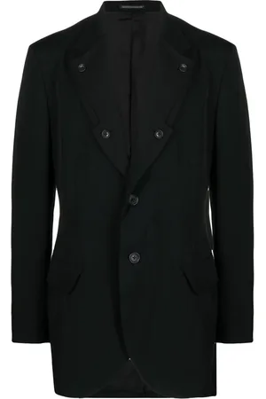 YOHJI YAMAMOTO Enkelknäppt figursydd blazer