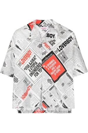 Charles Jeffrey Loverboy Skjorta med grafiskt tryck
