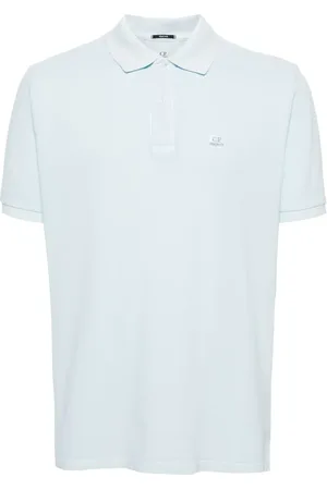 C.P. Company Pikétröja med broderad logotyp
