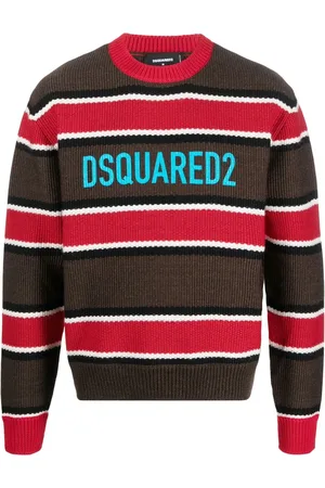 Dsquared2 Randig tröja med logotyp