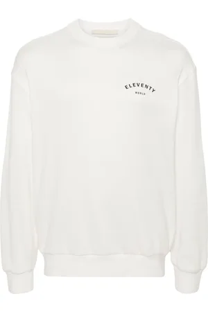 ELEVENTY Sweatshirt med logotyp