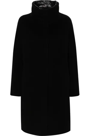 HERNO Vadderad parkas med lagerdesign