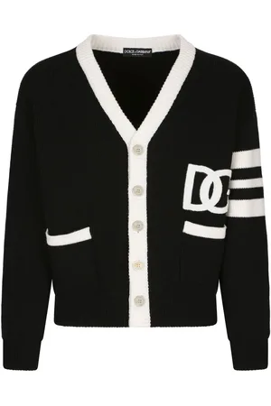 Dolce & Gabbana Stickad kofta med logotyp