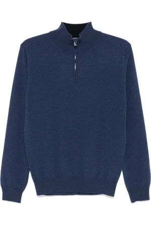 corneliani Tröja med halvpolokrage