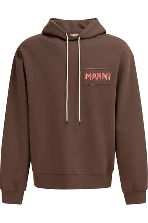 Marni Hoodie med logotypmärke