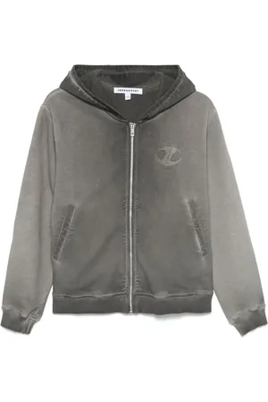 JORDAN LUCA Absorber hoodie med dragkedja