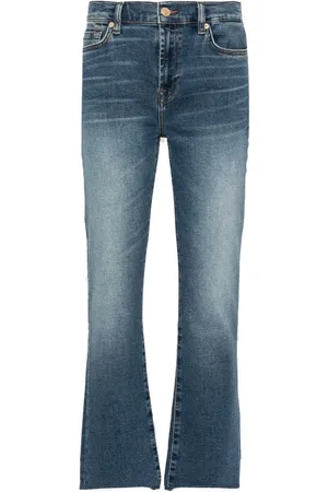 7 for all Mankind Daisy beskurna jeans
