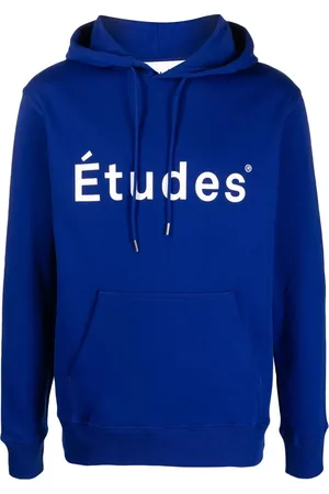 Etudes Hoodie med logotyp