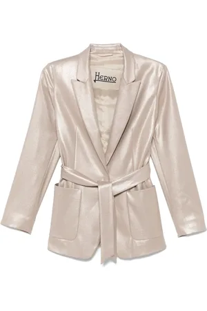 HERNO Blazer i lamé
