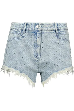 IRO Jeansshorts med slitning